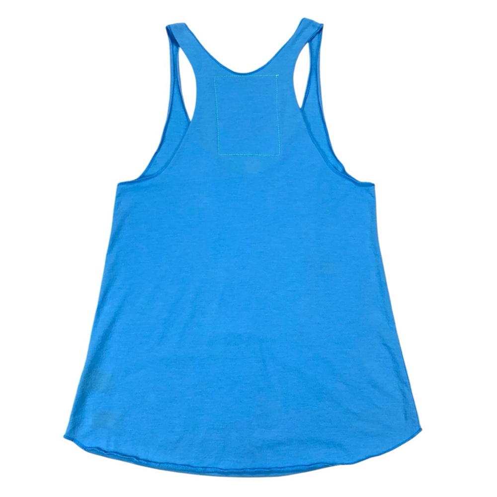 Aviator Nation Women’s Medium Lightning Bolt Tank Top Blue USA Made - Picture 3 of 6